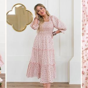 Ivy City Co Madeline in Pink Dress